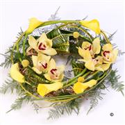 Large Woodland Wreath Yellow